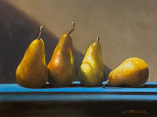 Still Life with Four Pears