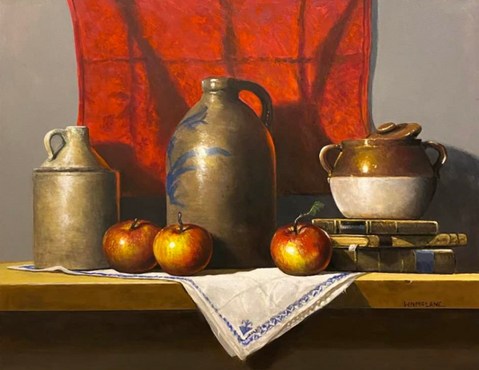Still Life with Cortland Apples
